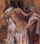 After bath Edgar Degas